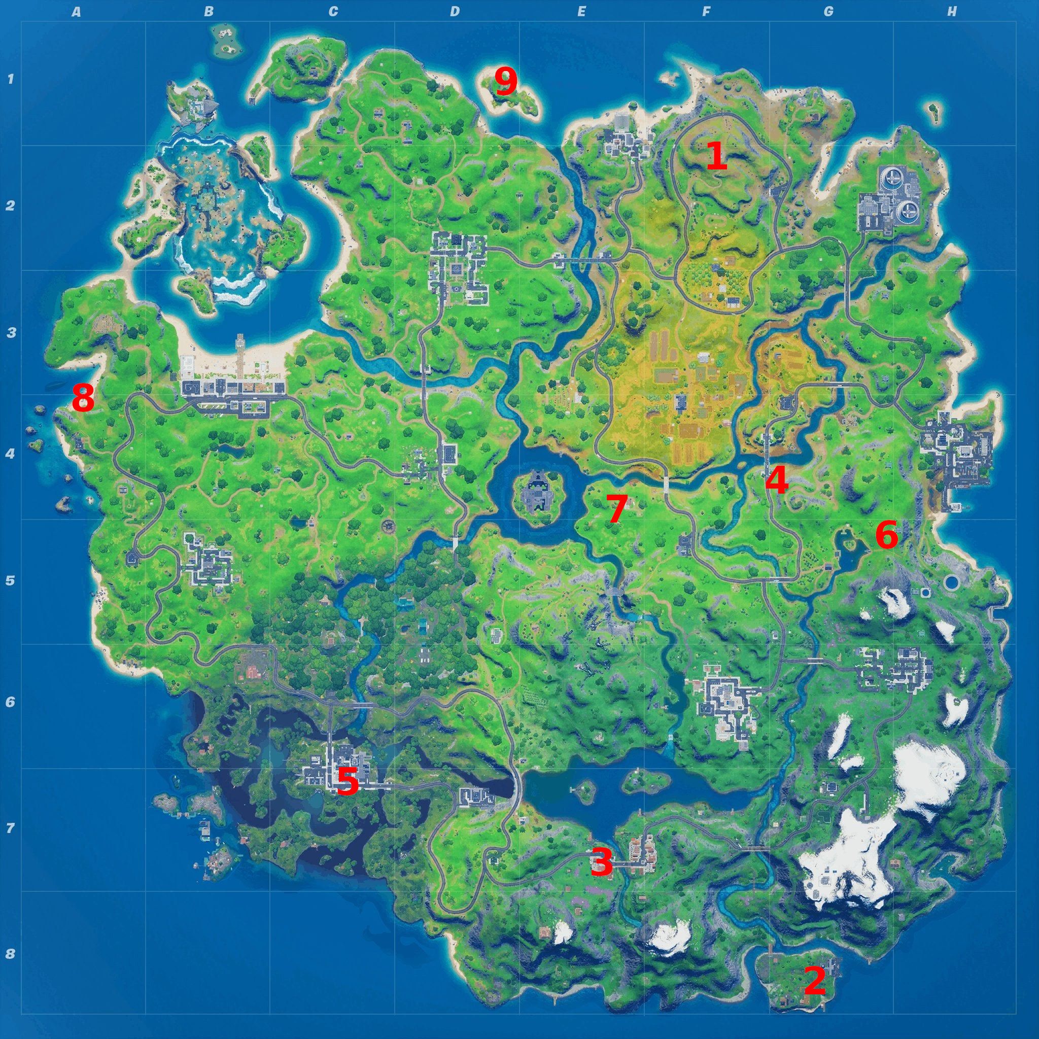 Fortnite Season 4 Week 8 XP Coins Locations - Gamer Journalist