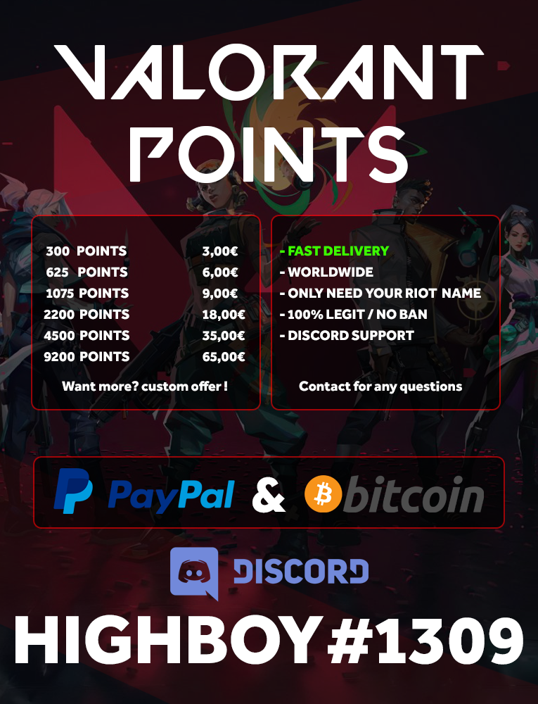 Cheapest Valorant Top-ups » Points @ RM !