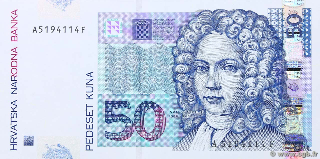 50 Kuna - Croatia – Numista