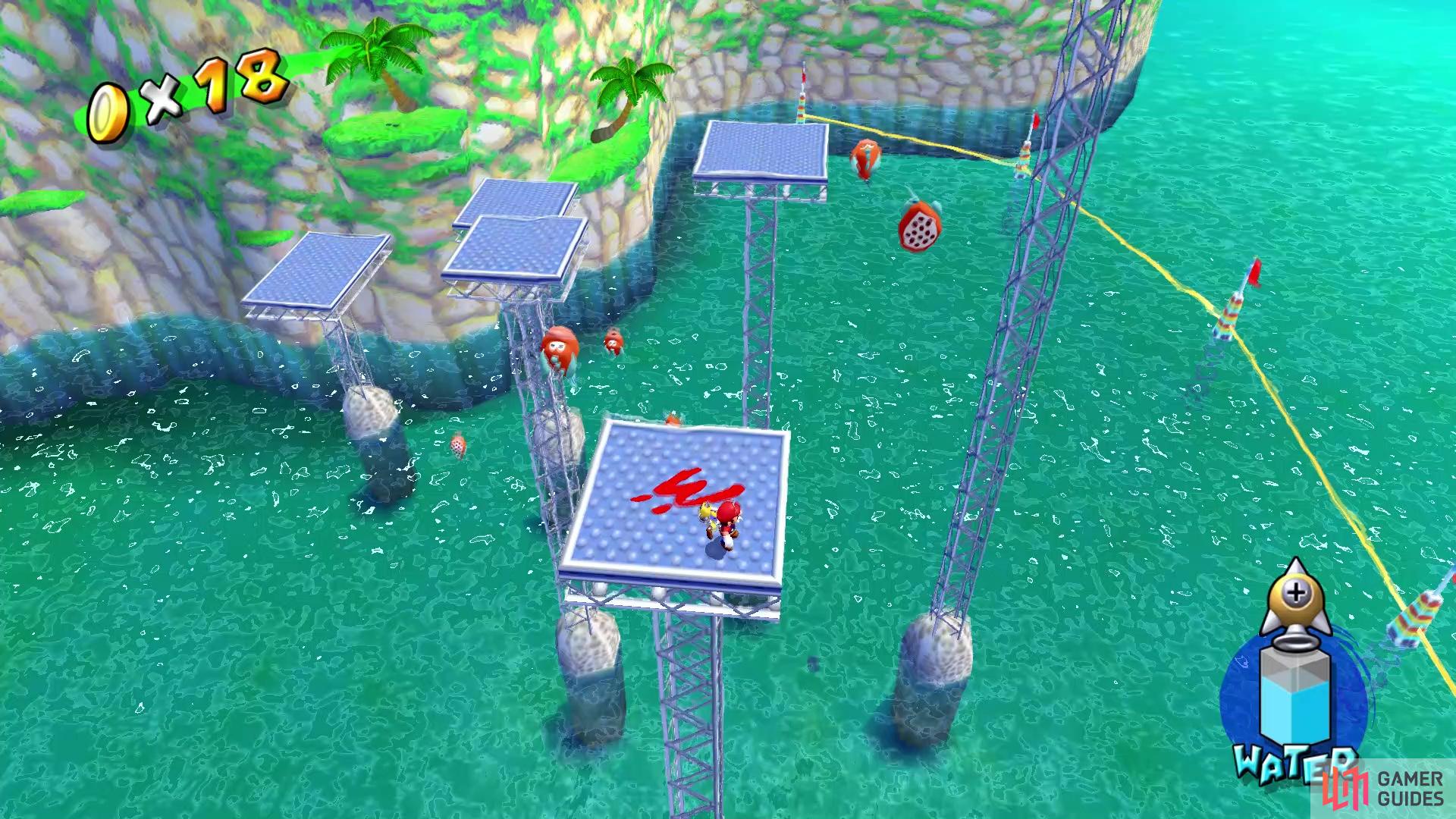 Super Mario Sunshine/Blue Coins - Wikibooks, open books for an open world