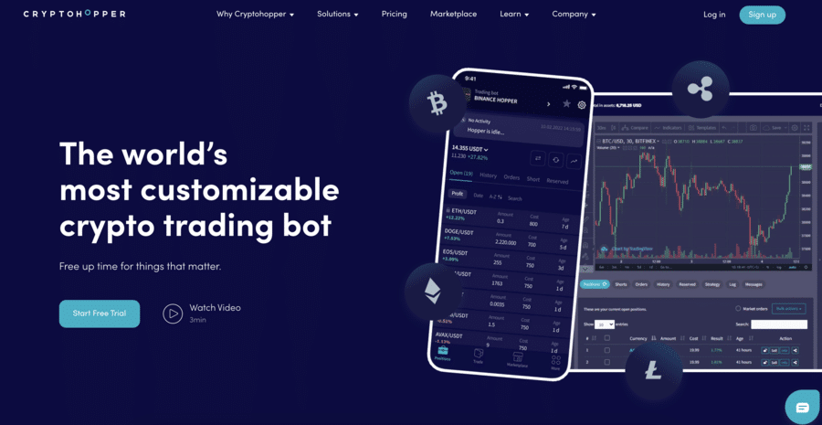 Cryptohopper Review Crypto Trading Bot - All Pros & Cons