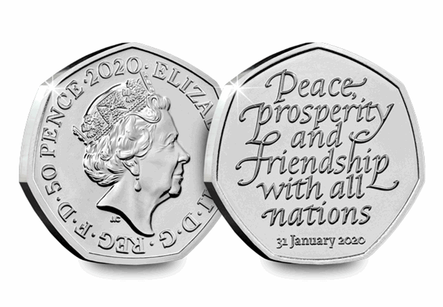 Brexit 50p : Silver Proof | The Britannia Coin Company