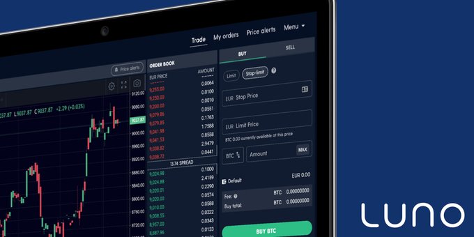 Luno Crypto Prices, Trade Volume, Spot & Trading Pairs