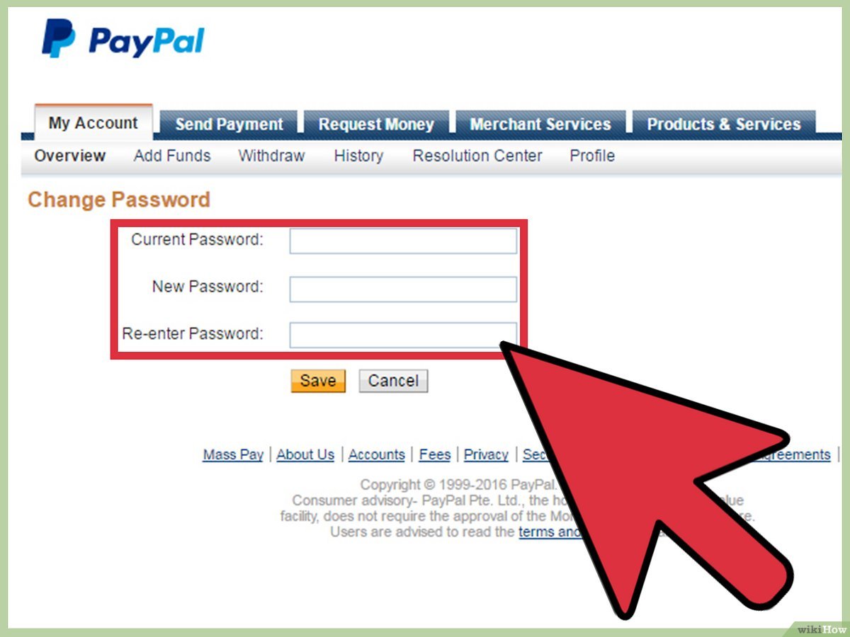 How do I change my password and security questions? | PayPal TT