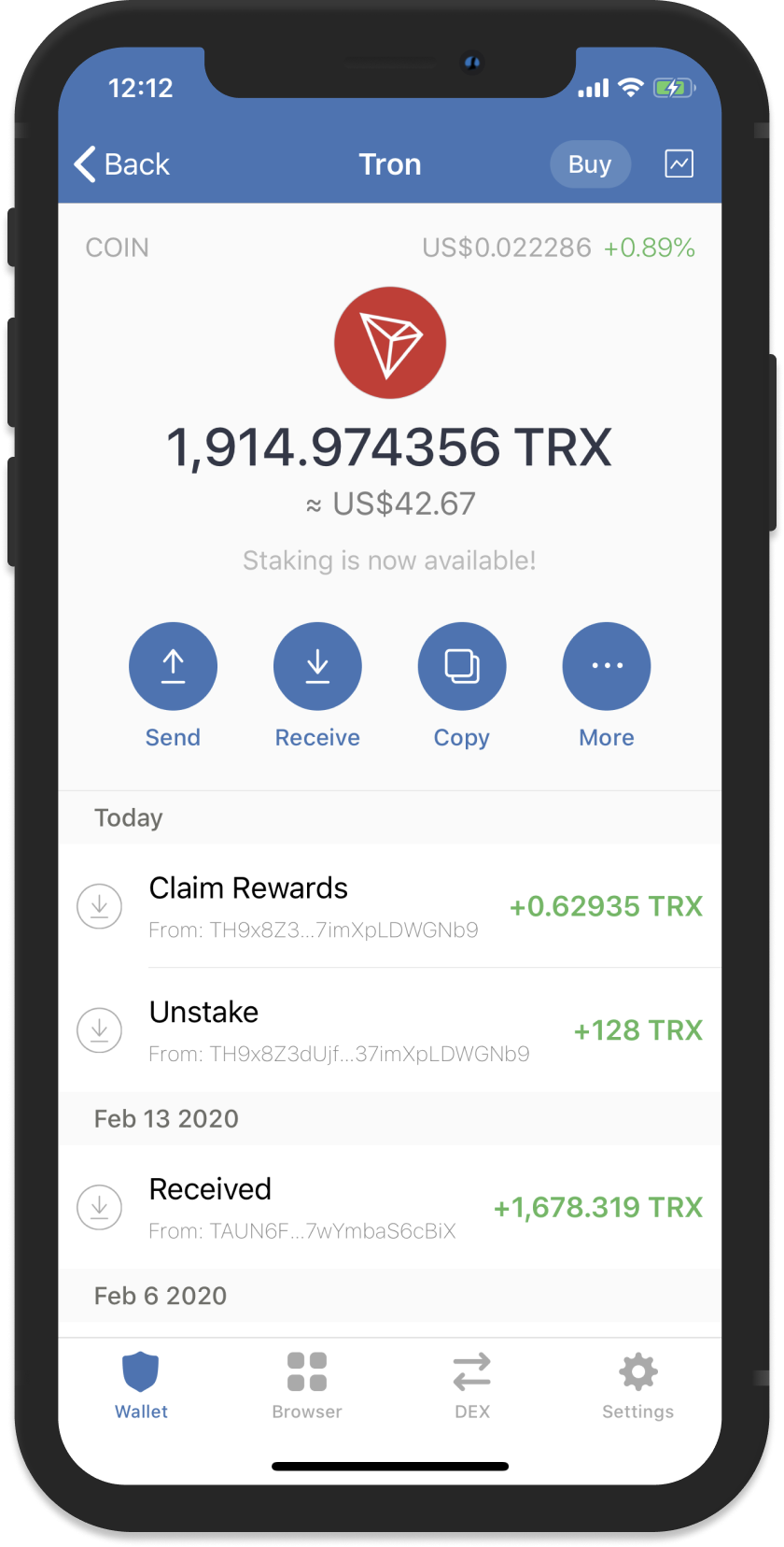 Buy TRON with Credit or Debit Card | Buy TRX Instantly