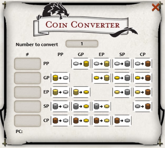 Currency Exchange Rates to D&D 5e in Niya-Yur | World Anvil