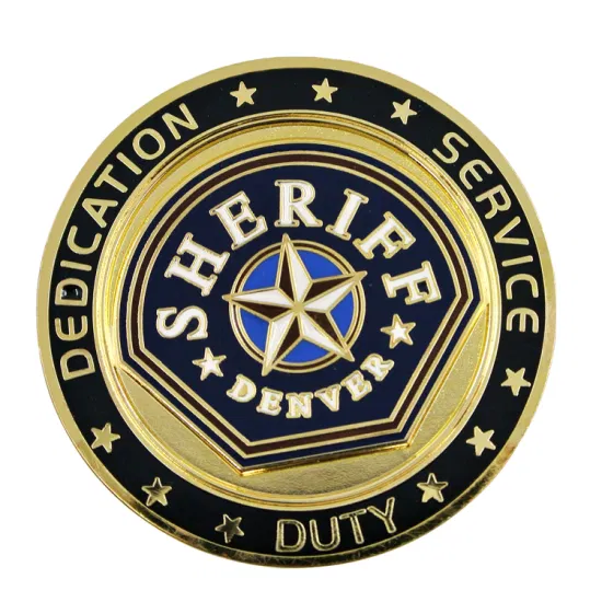 Challenge Coin with Ohio Sheriff Emblem