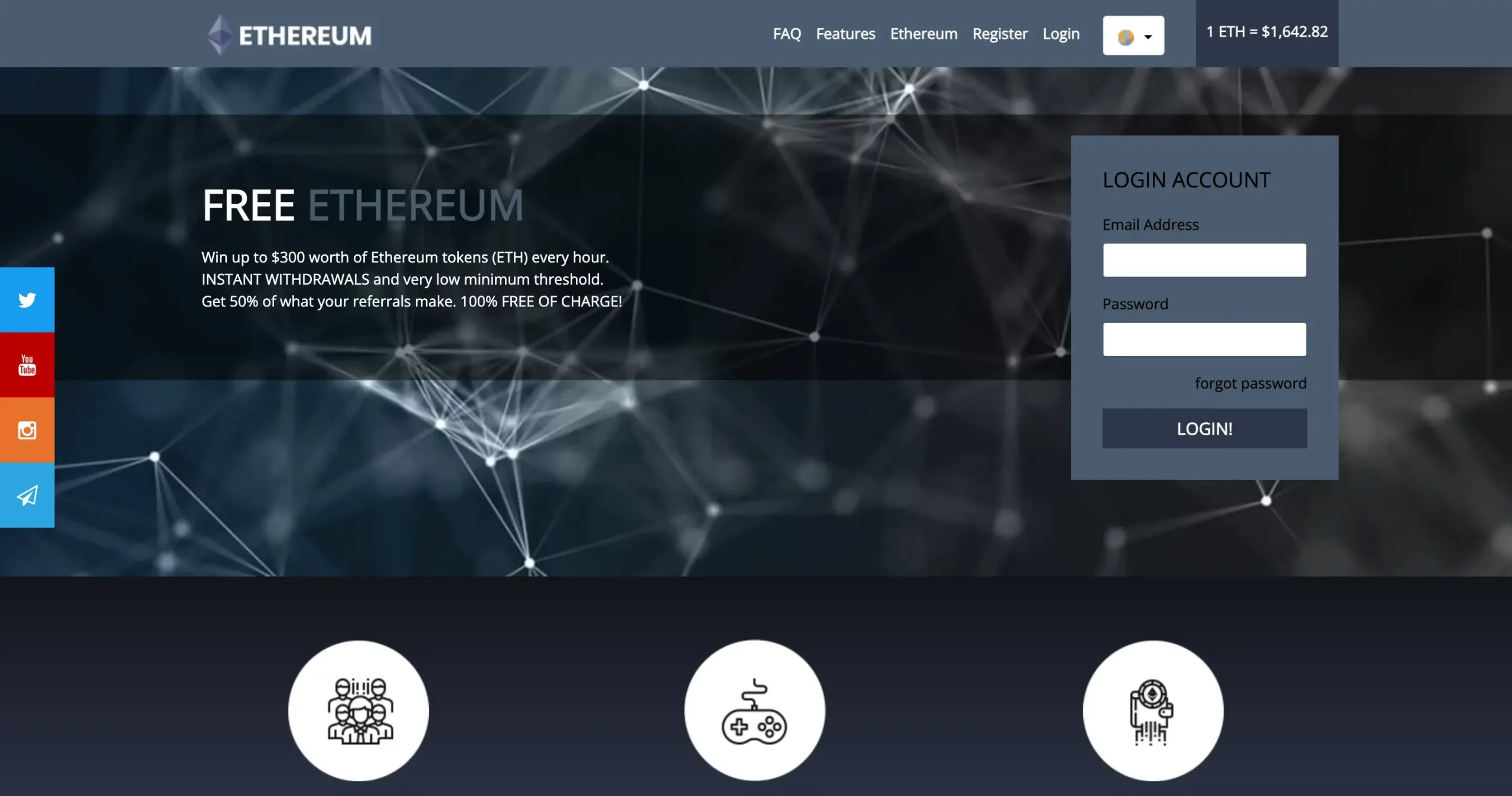 Ethereum Faucet | HB Wallet