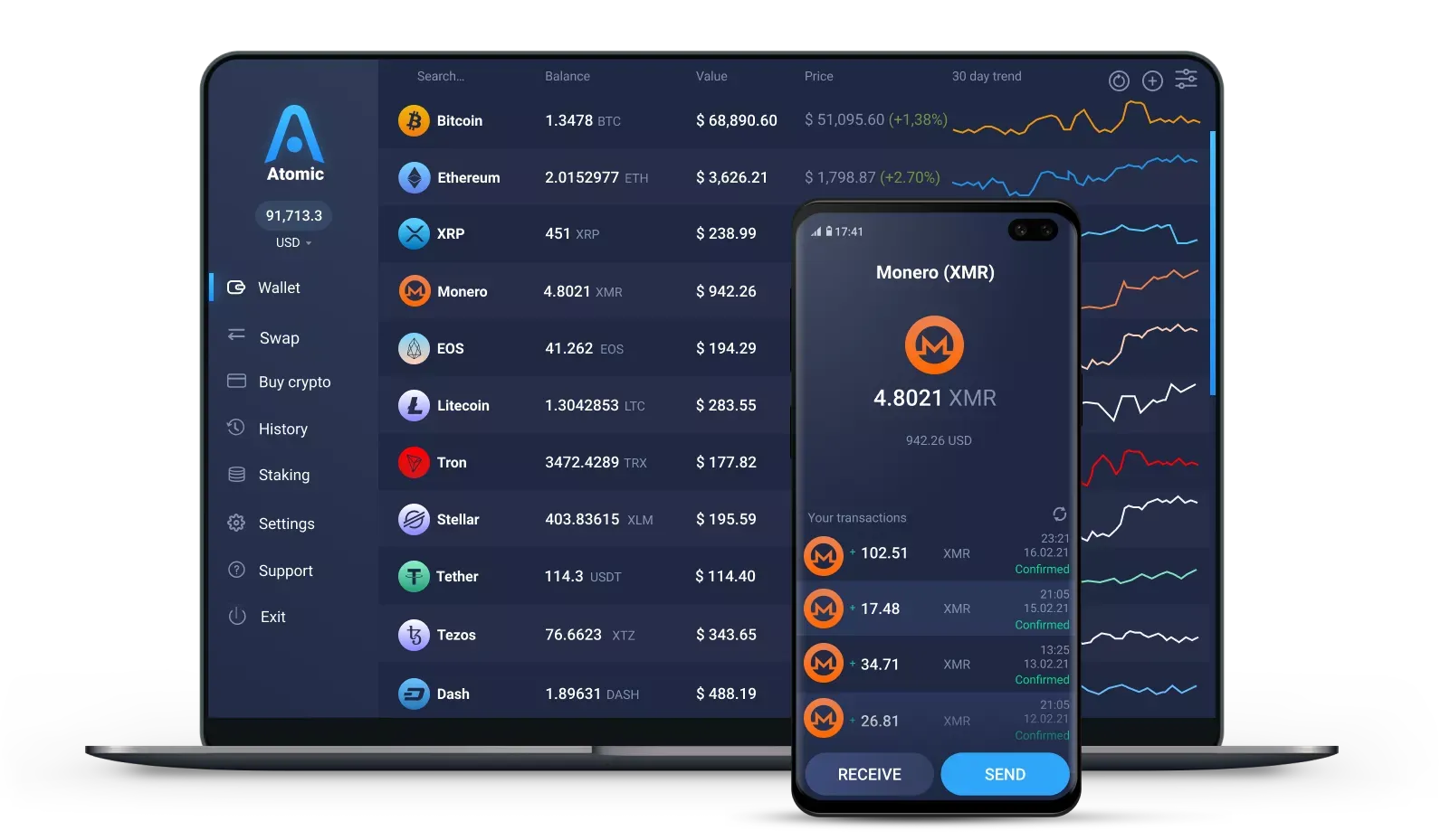 Monero Wallet - Best XMR Wallet App | Ledger