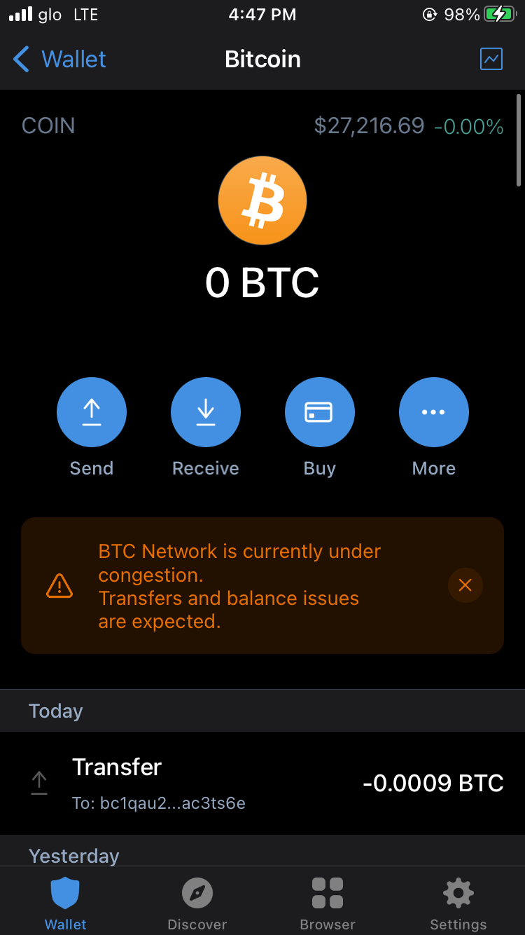 Check Wallet Balance