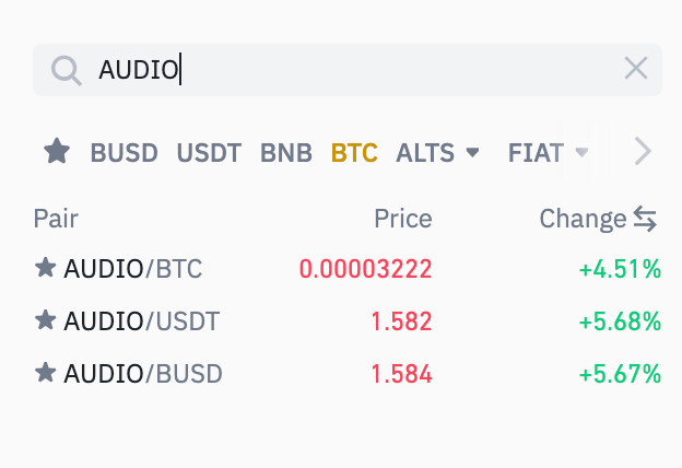 Обменять AUDIO на BTC | Конвертировать Audius в Bitcoin на SimpleSwap