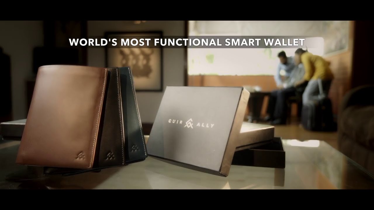 Voyager Leather Wallet + Anti-Lost Electronic Smart™️ Tech – Cuir Ally Smart Goods