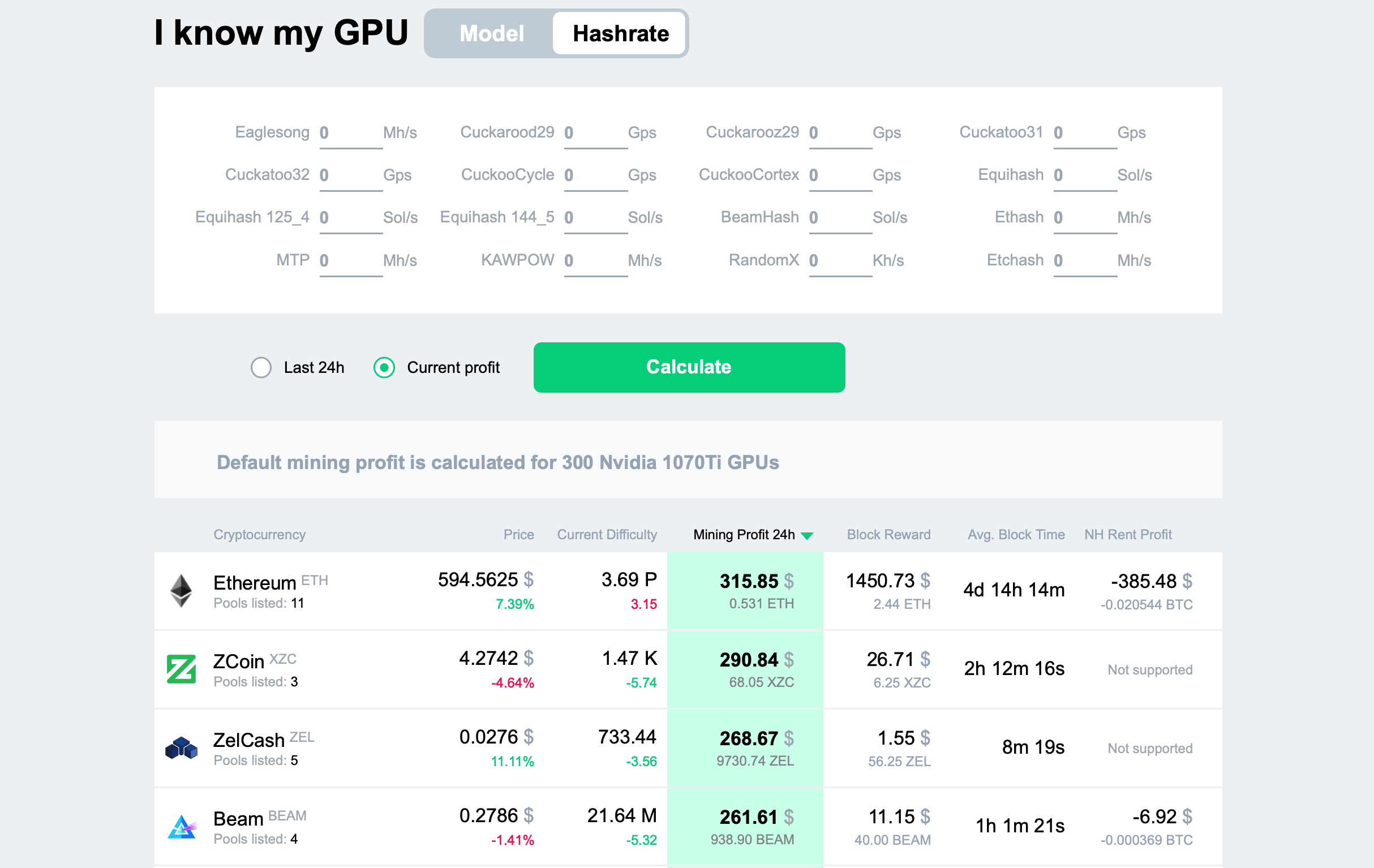 C32 mining calculator - Grin