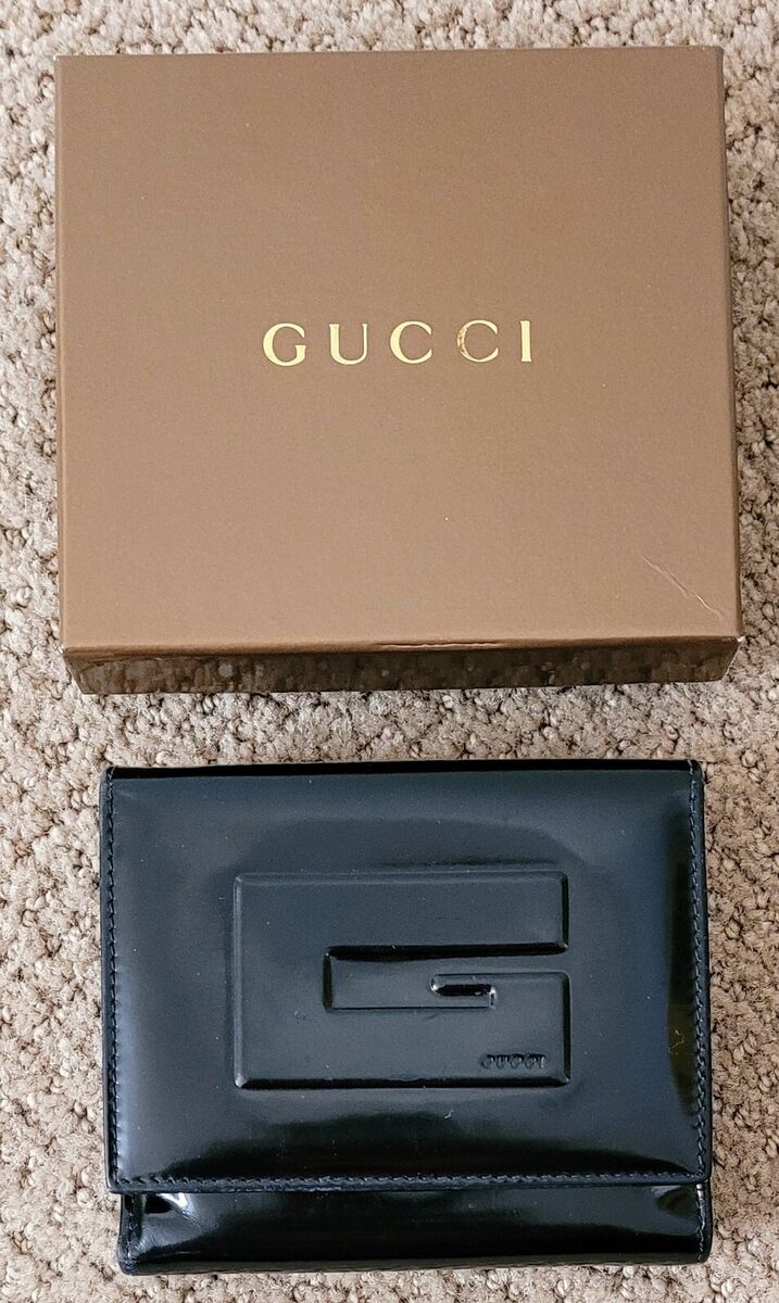 GUCCI FCEKG BLACK CLASSIC GG LADY SHORT WALLET