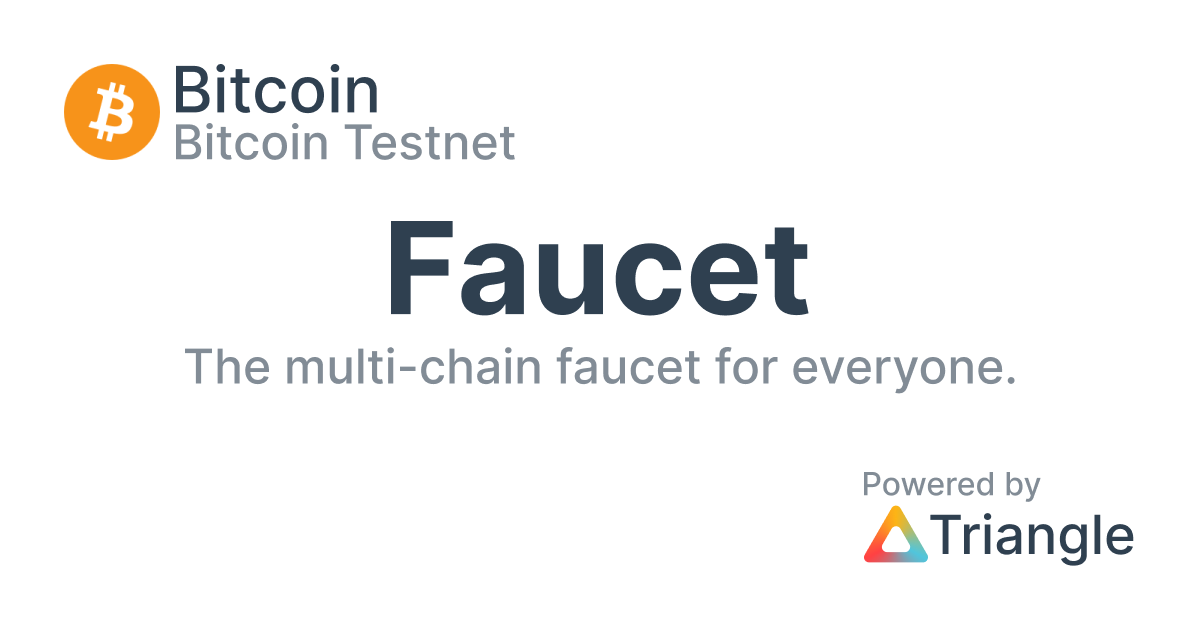 Bitcoin Testnet Faucet