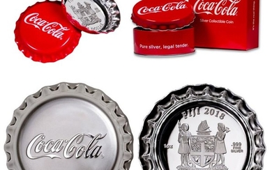 Coca-Cola Bottle Cap silver coin FIJI | Coinsboutique