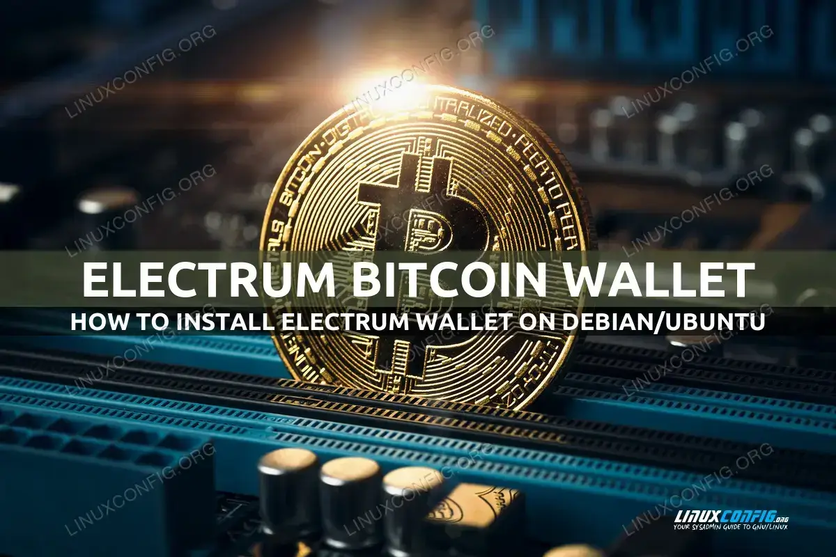 Installing the Electrum Bitcoin wallet on Linux - Linux Kamarada