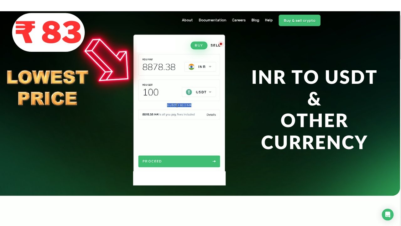 Buy USDT at low price in India - Cryptocurrency