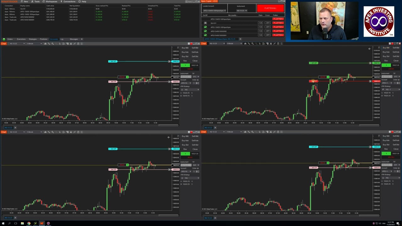 Apex Trader Funding copying trades with multiple accounts - Support Board - Sierra Chart