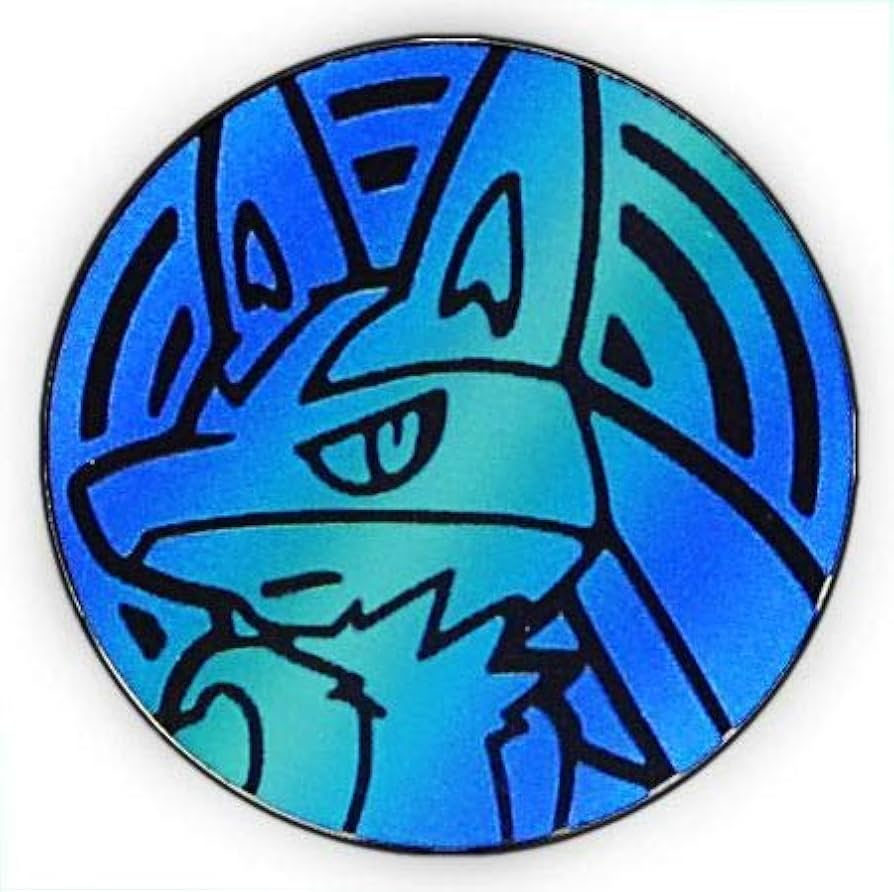 Lucario Metallic Blue - Pokemon Coin #8OX – Archeron