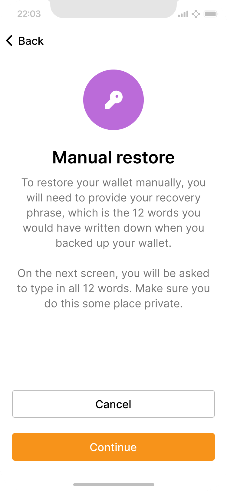 Bitcoin Wallet Backup and Restore