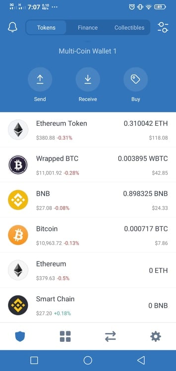 How to swap ETH to BNB on Trust Wallet - CrowdSwap