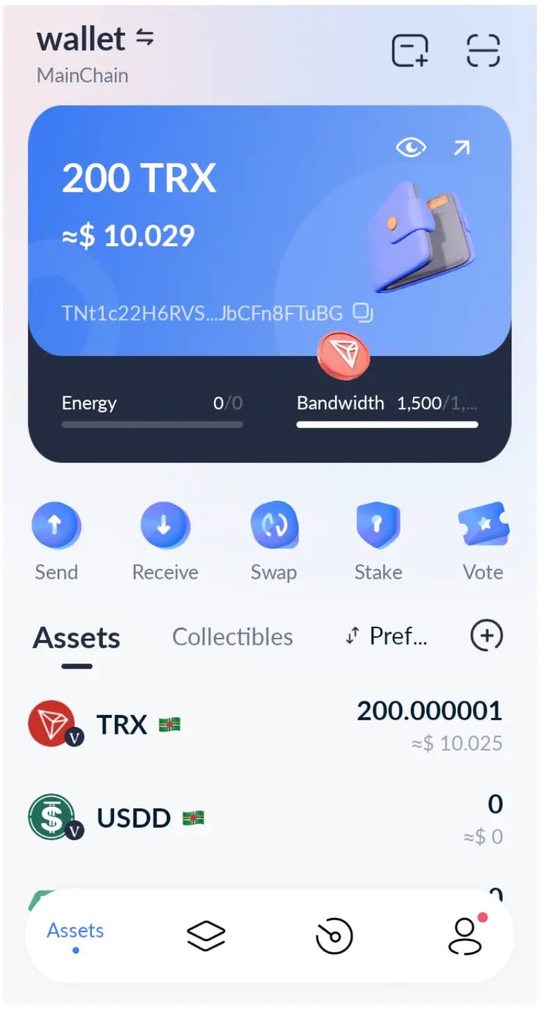 Tron (TRX) Wallet Monitoring - Cryptocurrency Alerting