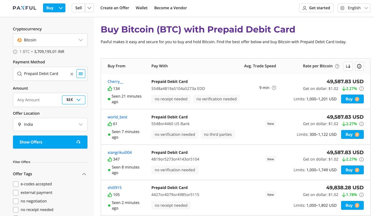 Buy Bitcoin in India with Plena Finance