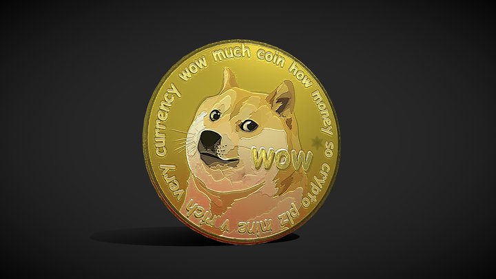 Dogecoin 3D models to print: STL ・ Mito3D