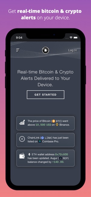 iOS & Android Push Notifications - Cryptocurrency Alerting