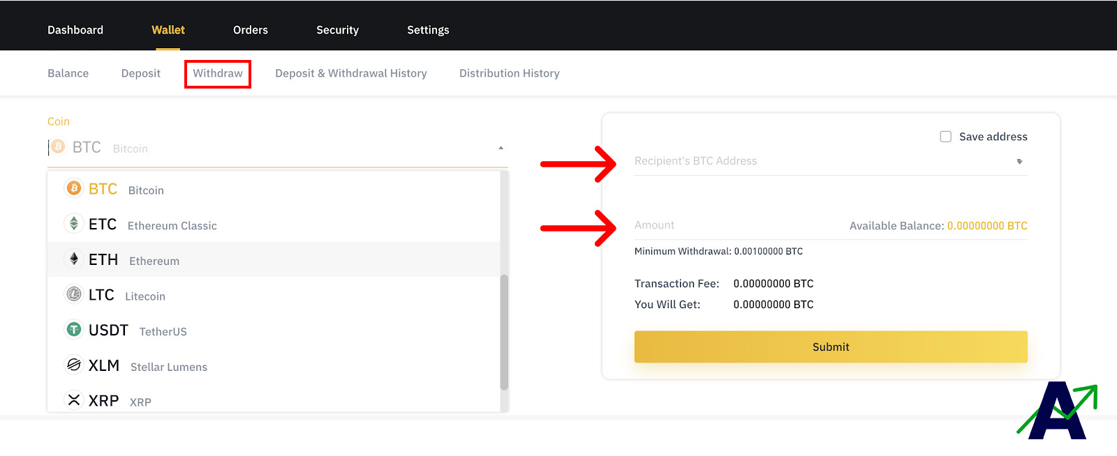 Exchange BTC to ETH | Ledger