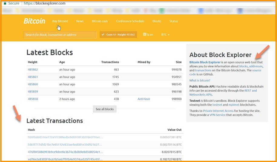 Blockchain 3D Explorer