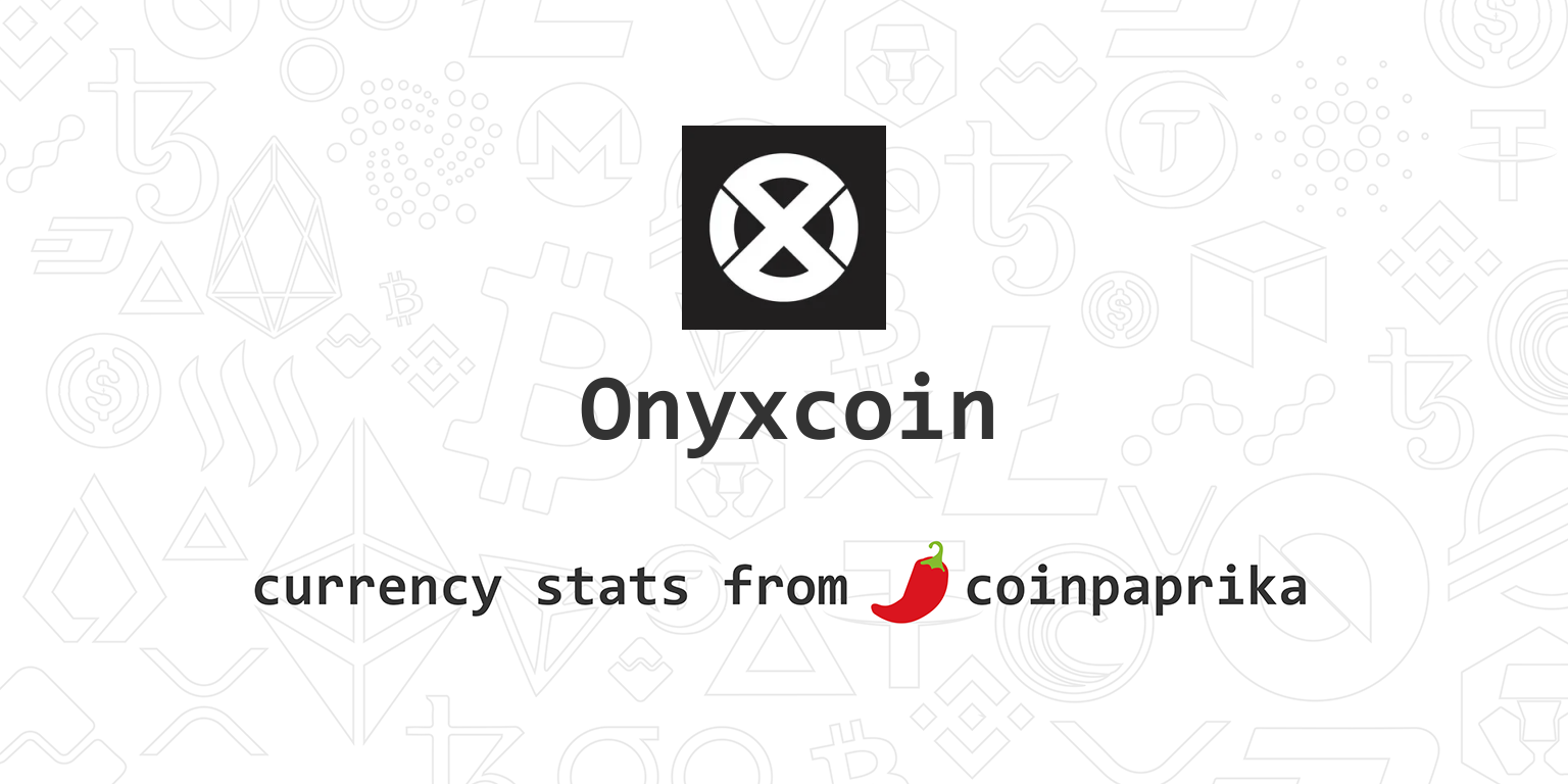 Onyxcoin Price | XCN Price Today, Live Chart, USD converter, Market Capitalization | coinmag.fun