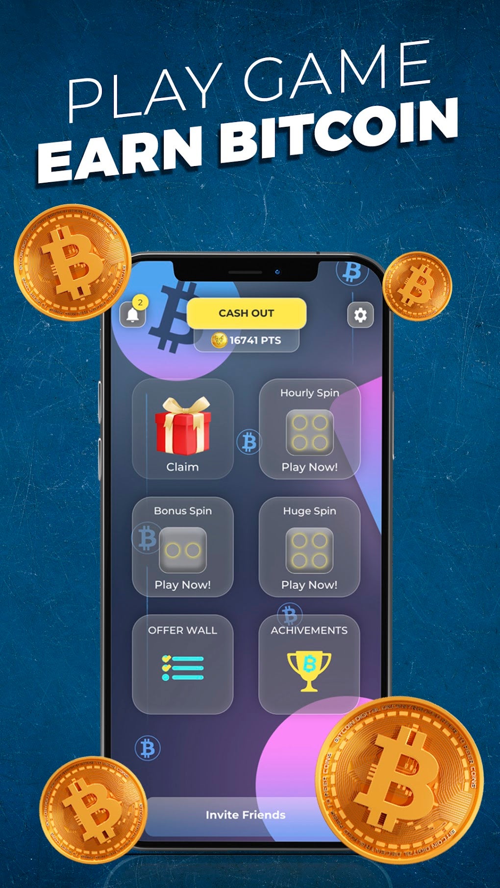 Download Bitcoin Spin - Earn Free Bitcoin by playing a game APK For Android | Appvn Android