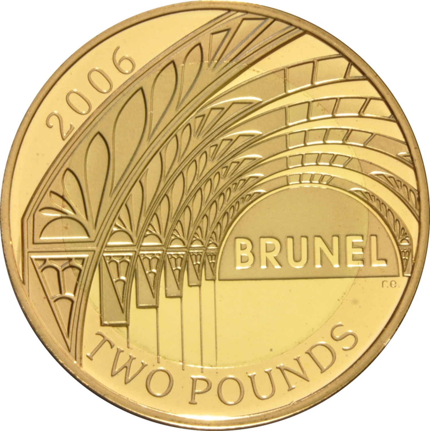 * 2 Pounds Great Britain 