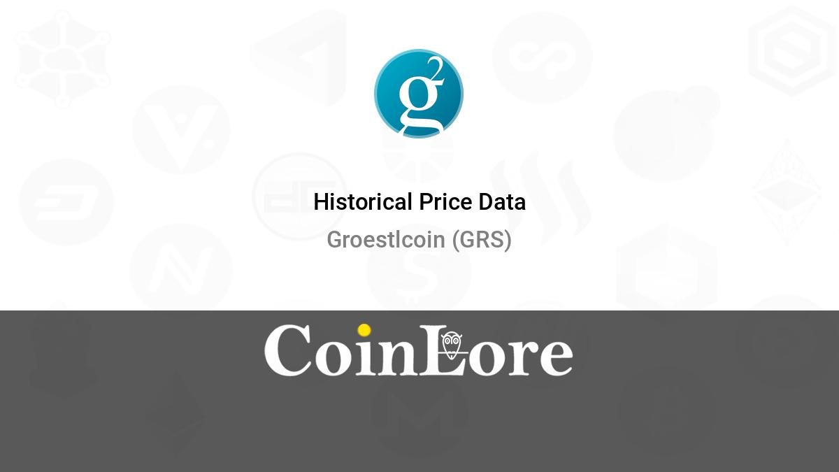 Groestlcoin (GRS) live coin price, charts, markets & liquidity