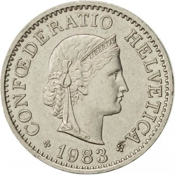 Five Francs , Coin from Switzerland - Online Coin Club