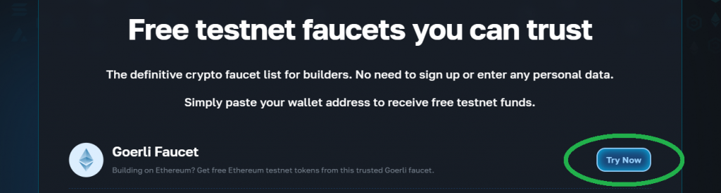 How to Get Goerli ETH Testnet Tokens from Goerli Faucets