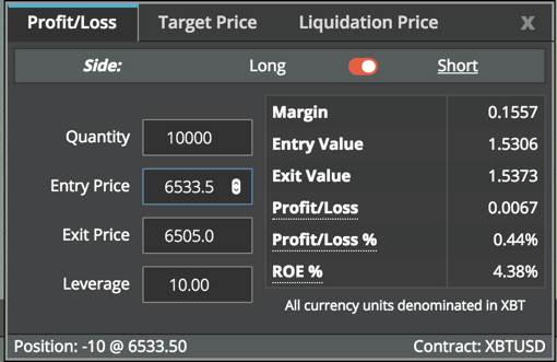 비트맥스 수익 계산 하는법 - Bitmex Profit Calculation - Coinpick