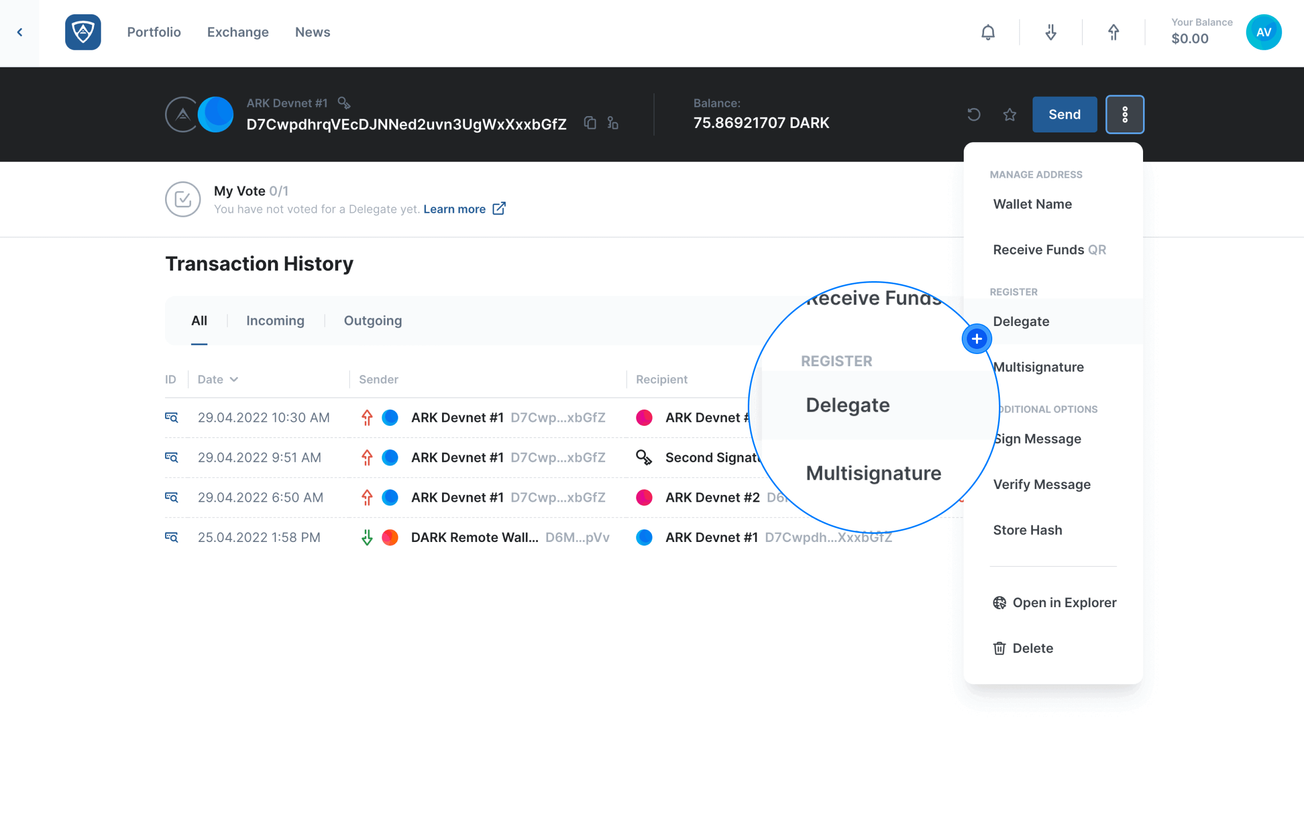 Ark (ARK) Staking Rewards Calculator