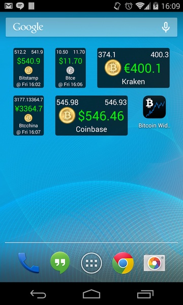 GitHub - hwki/SimpleBitcoinWidget: Clean looking, simple cryptocurrency widget for Android.