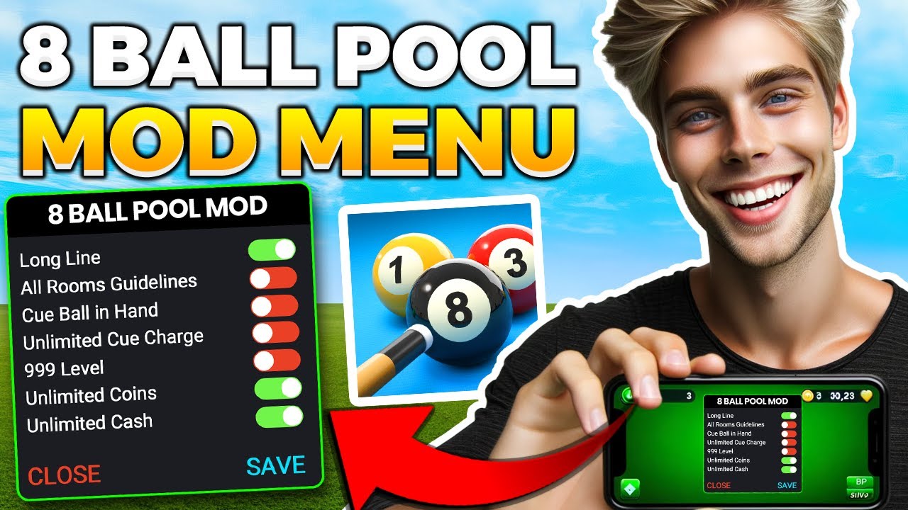 8 Ball Pool MOD APK (Menu: Long line/Anti-ban) Download