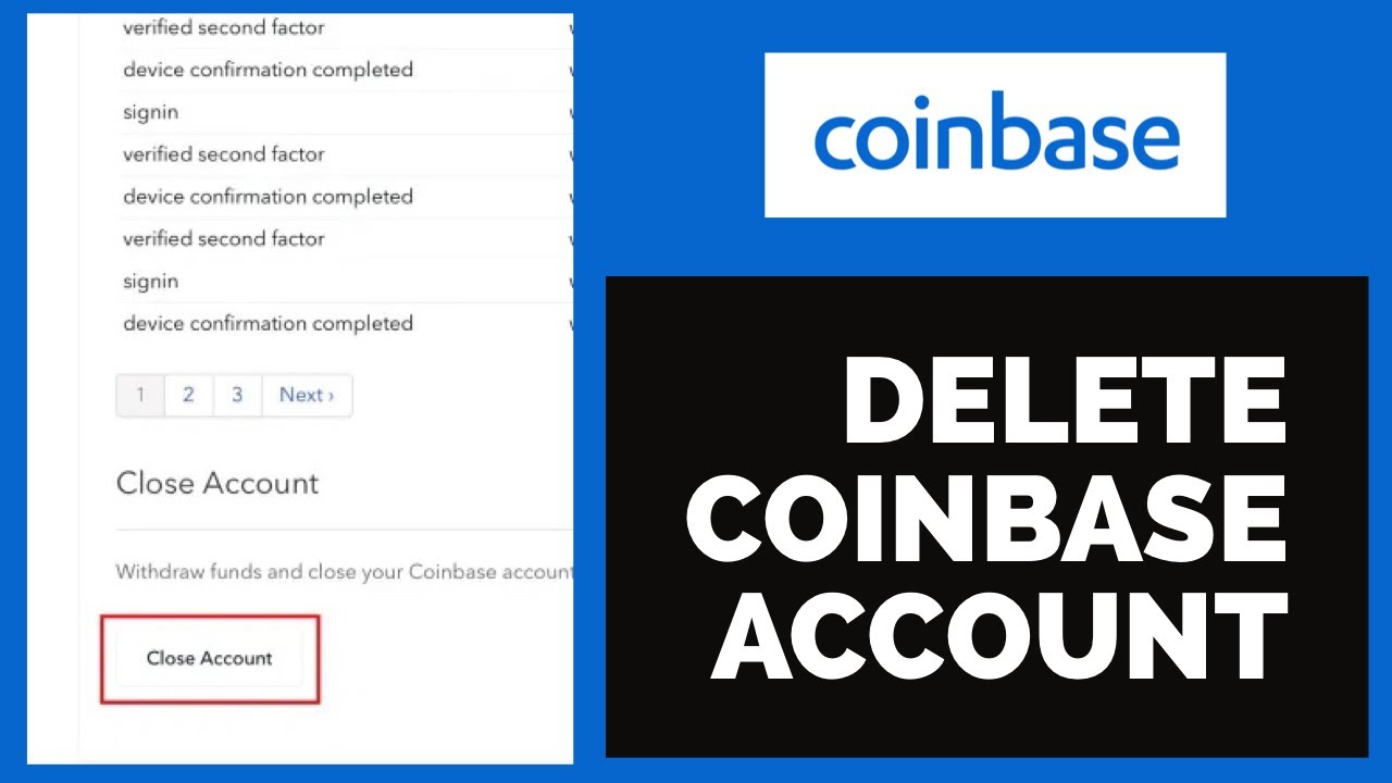 How to Delete Coinbase Account? - swissmoney