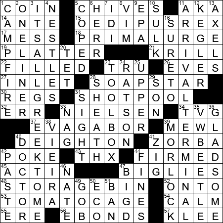 Crossword Clues Starting With S