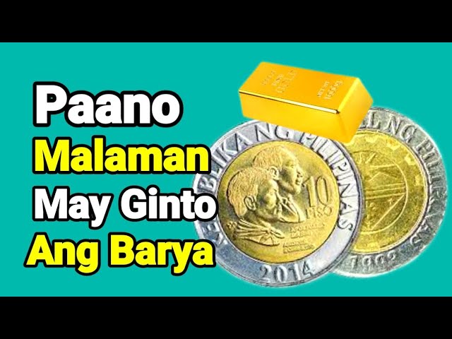 Philippine Money - Peso Coins and Banknotes: Gold in the 10 peso coin?