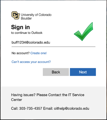 Sign in to Outlook