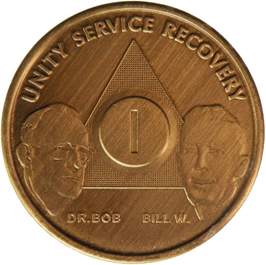 Token - AA Sobriety (24 Hours) - United States – Numista