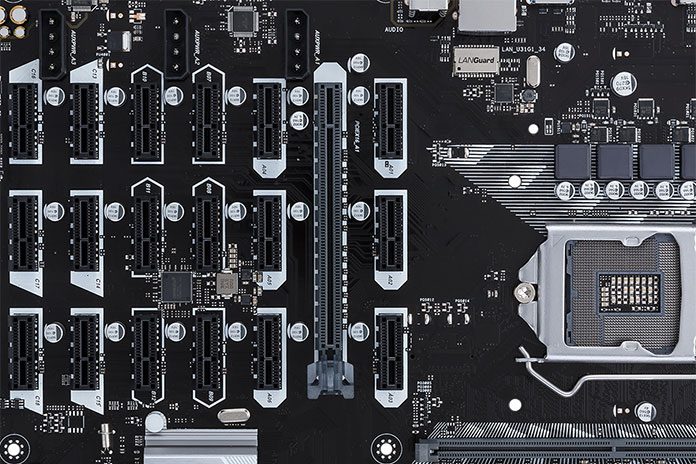 The ASUS B Mining Expert motherboard boasts 19 PCIe slots for your blockchain beast - Edge Up