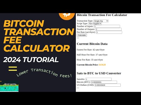 #1 Bitcoin Fee Calculator & Estimator [Miner Gas Fees]