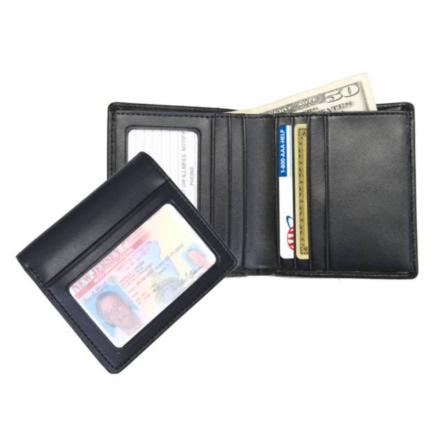 Dolce Double I.D. Trifold | Men's Leather Trifold Wallet | Bosca